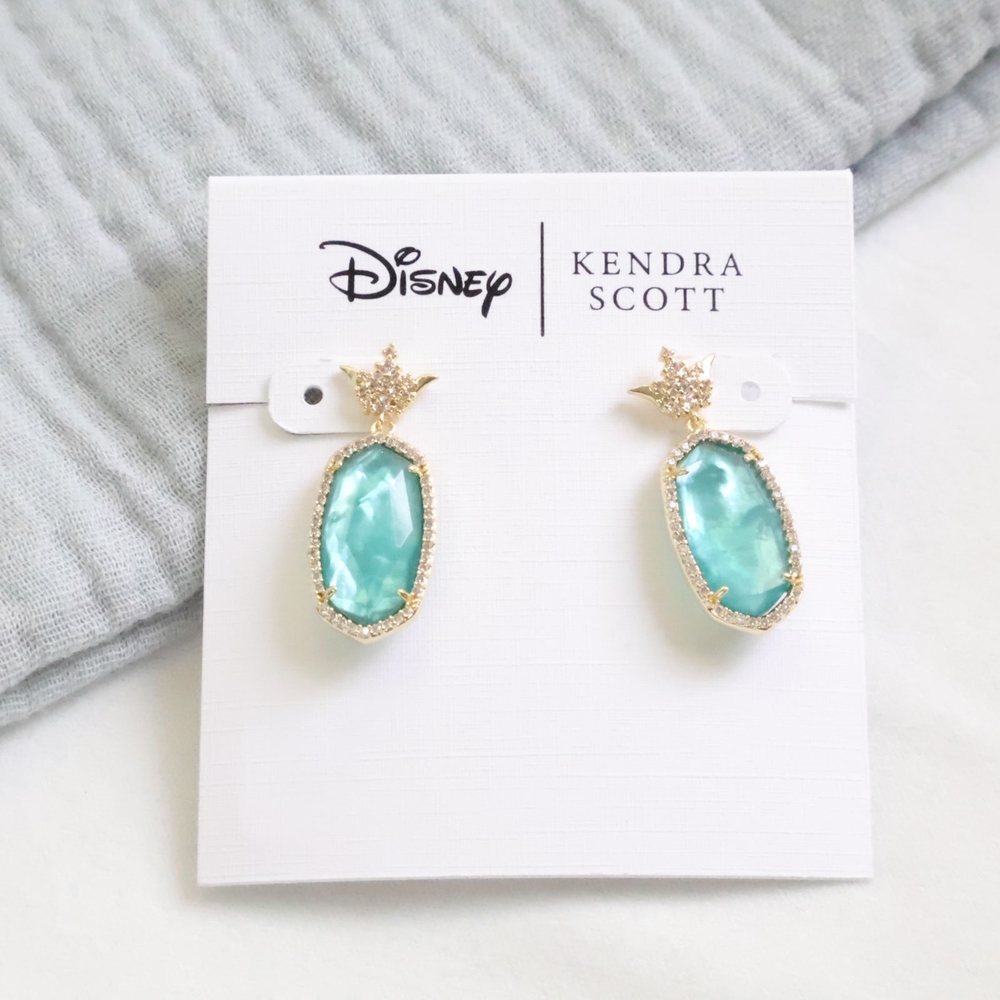 Kendra Scott - Disney Dana Gold London Blue Illusion Earrings